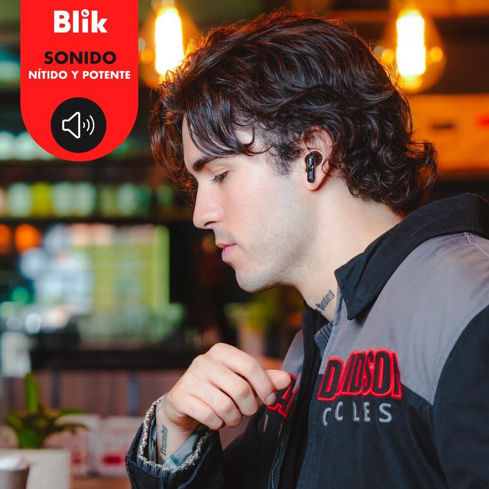 Aud&iacute;fonos Bluetooth Blik Air950 Negro image number 6.0