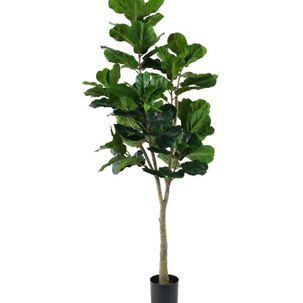 Planta Artificial Ficus Lyrata Deluxe180 Cm. / 88 Hojas Arbusto Real