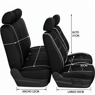 Cubreasientos Funda Universal Completo Para Automovil