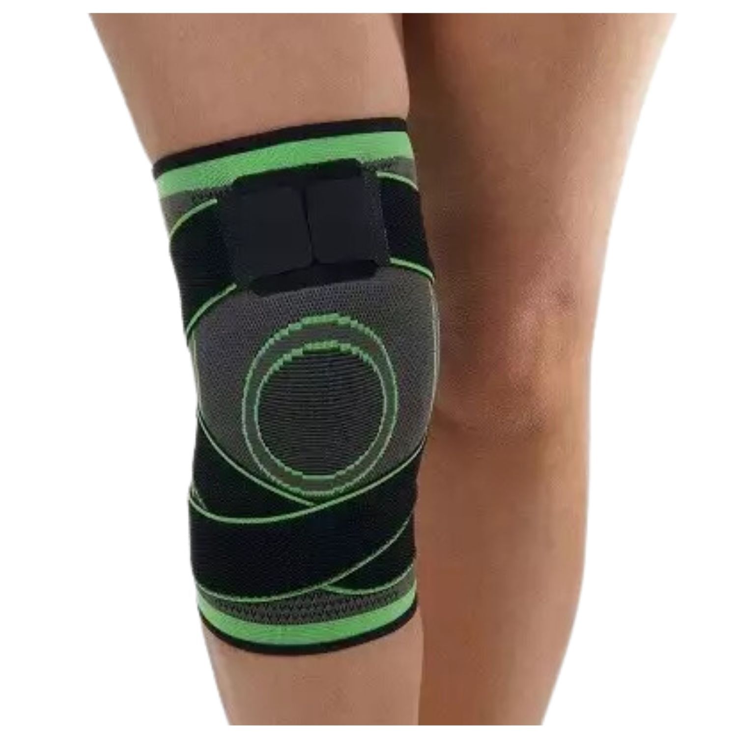 Rodillera Ajustable Compresiva Velcro Deporte Terapia Alivio image number 0.0