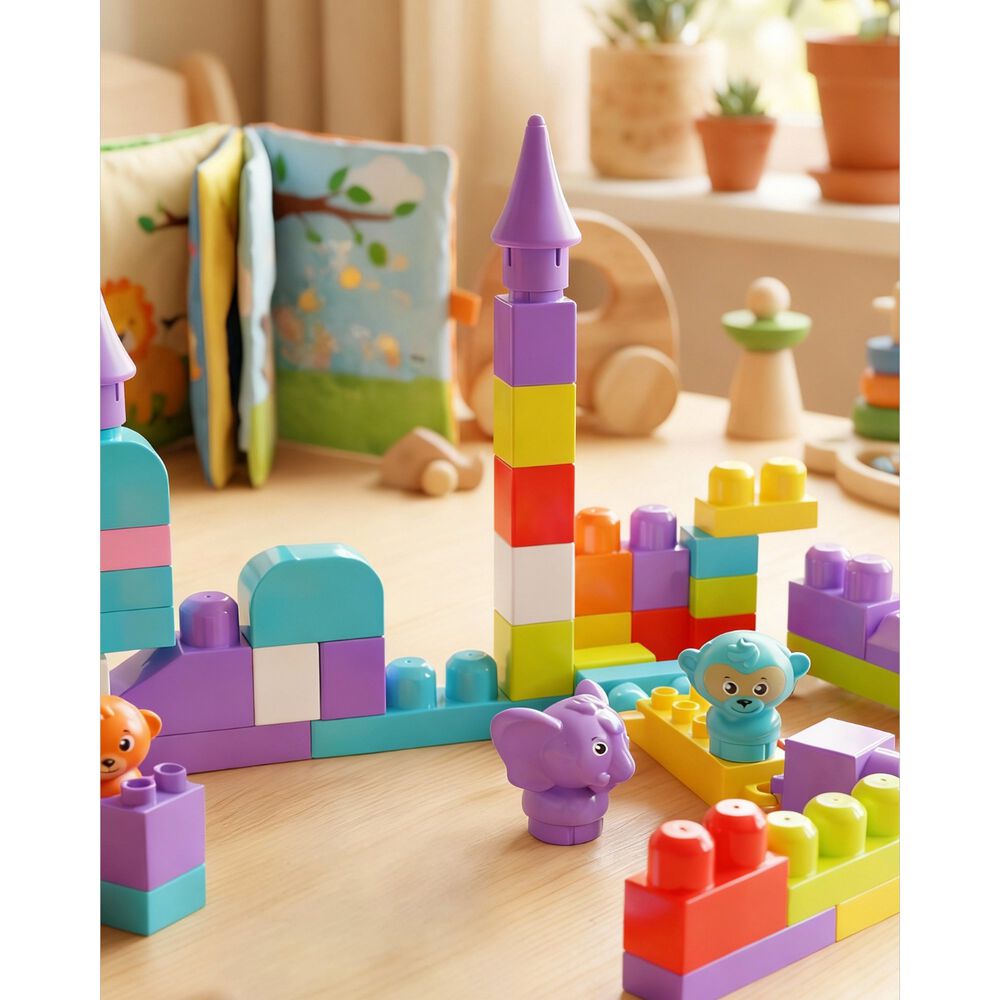 Bloques Armables Cubo Grandes Con Animales Para Ni&ntilde;os image number 3.0