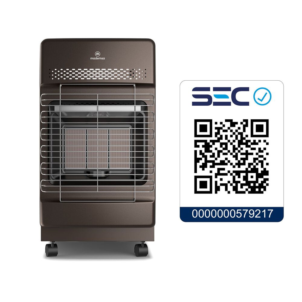 Estufa A Gas Mademsa 11 A 15 Kgs 4,2 Kw Hg15g Bronce image number 6.0