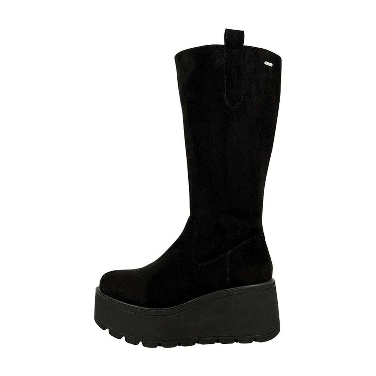 Bota Larga Con Plataforma Lek Negro Alquimia image number 1.0