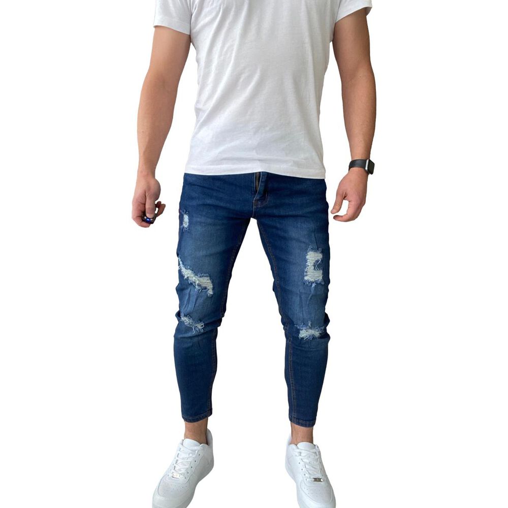 Jeans Rasgados Super Slim Fit Ankle Fit 14509 image number 2.0