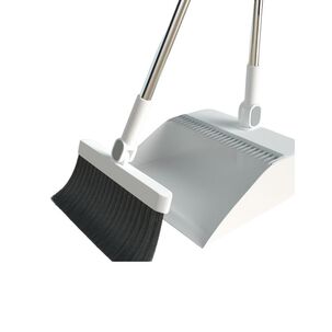 Set Escoba Y Pala Con Dientes Plegable Gira 180 Grados