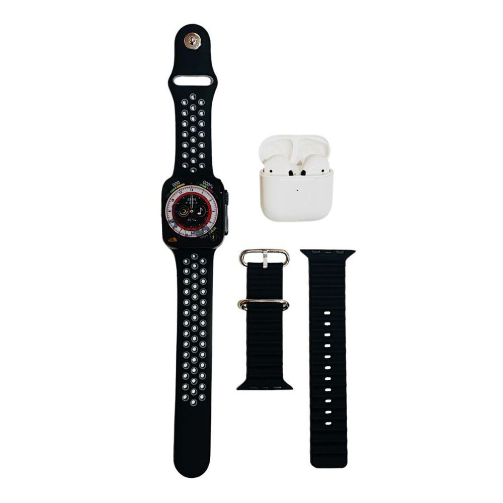 Reloj Smartwatch 8 Ultra Y Audífonos Inalámbricos Bluetooth image number 0.0