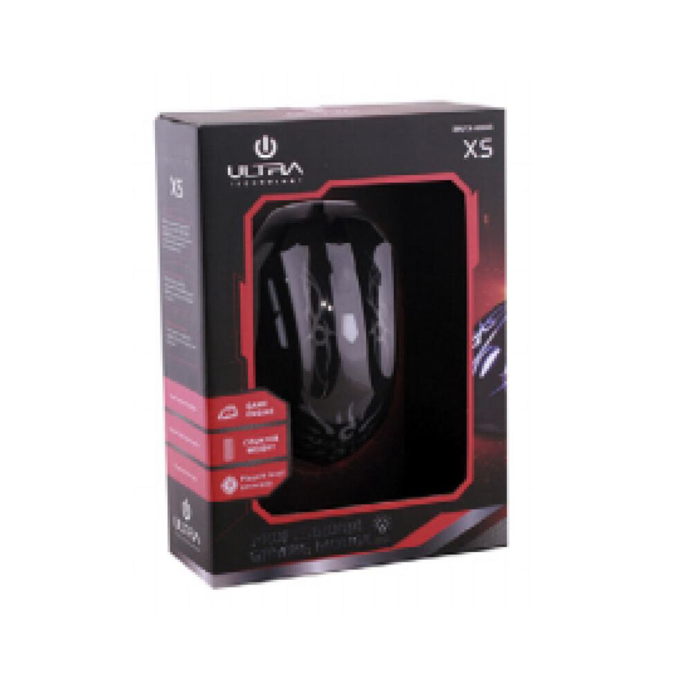 Mouse Gamer Usb Retroiluminado 4b 2400dpi Negro X5 image number 1.0