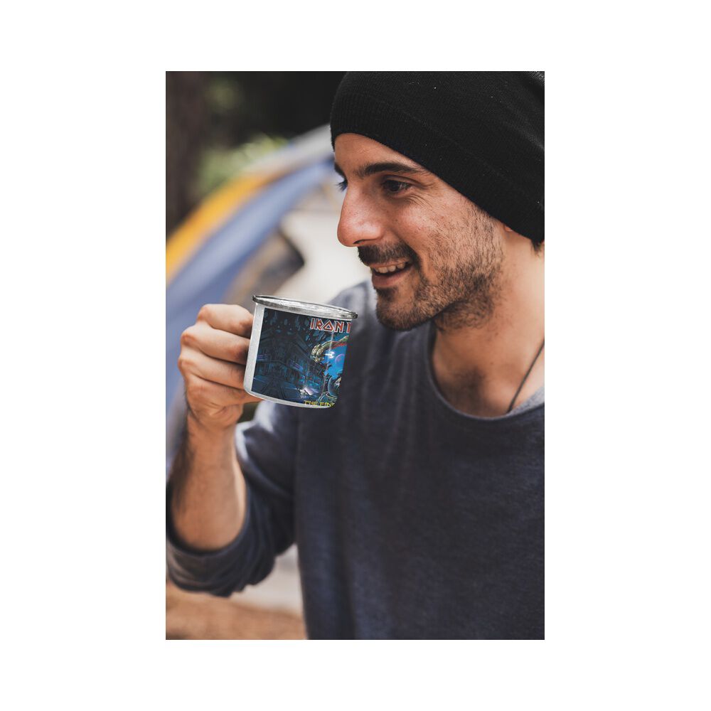 Taza Enlozada Lechera Iron Maiden The Final Frontier Rock image number 1.0