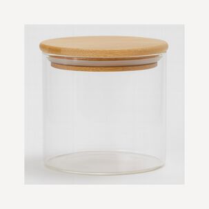 Set 6 Frascos Para Condimentos Especias Tapa Bamb&uacute; 300mlc/u