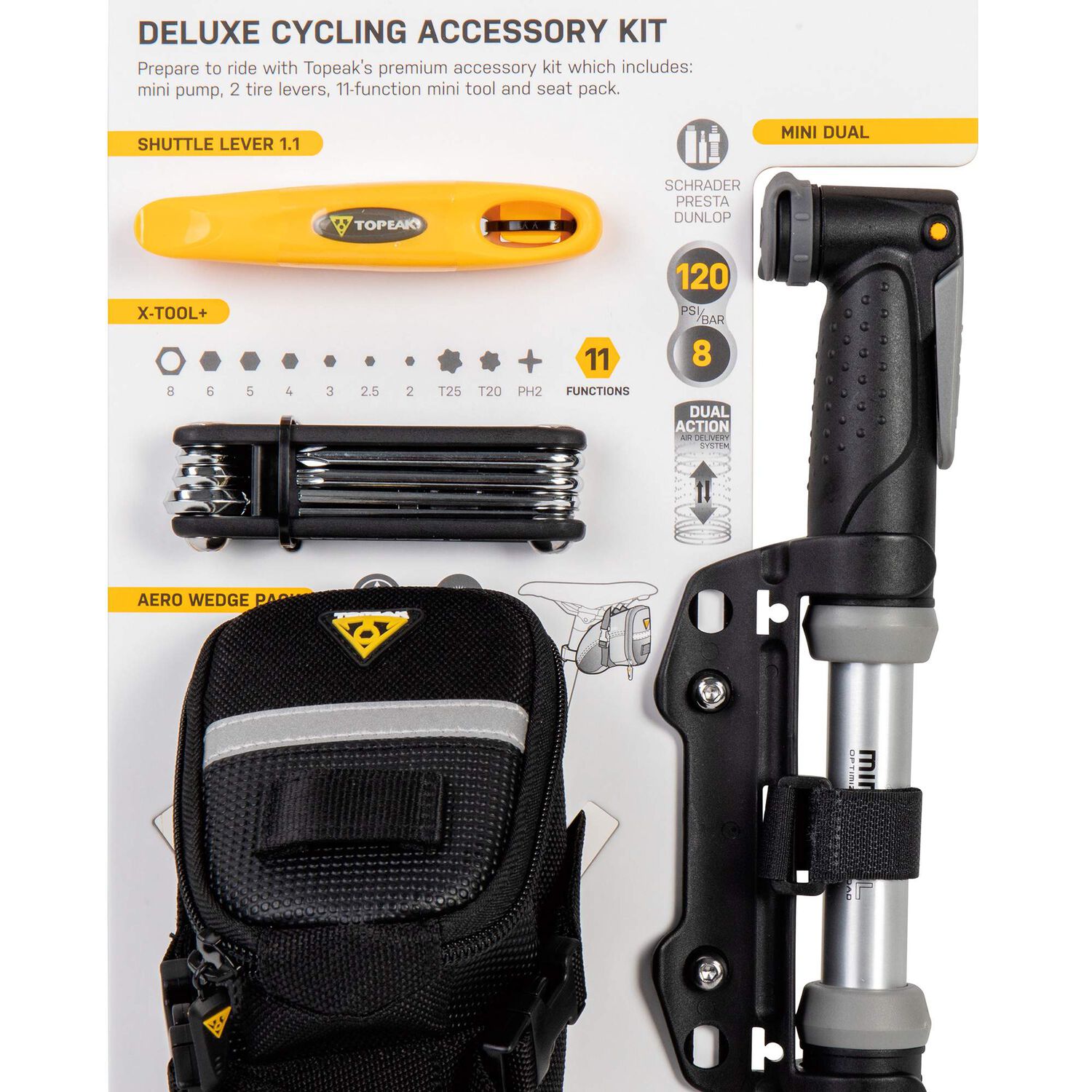 Kit Topeak Deluxe Cycling 4 Piezas image number 4.0