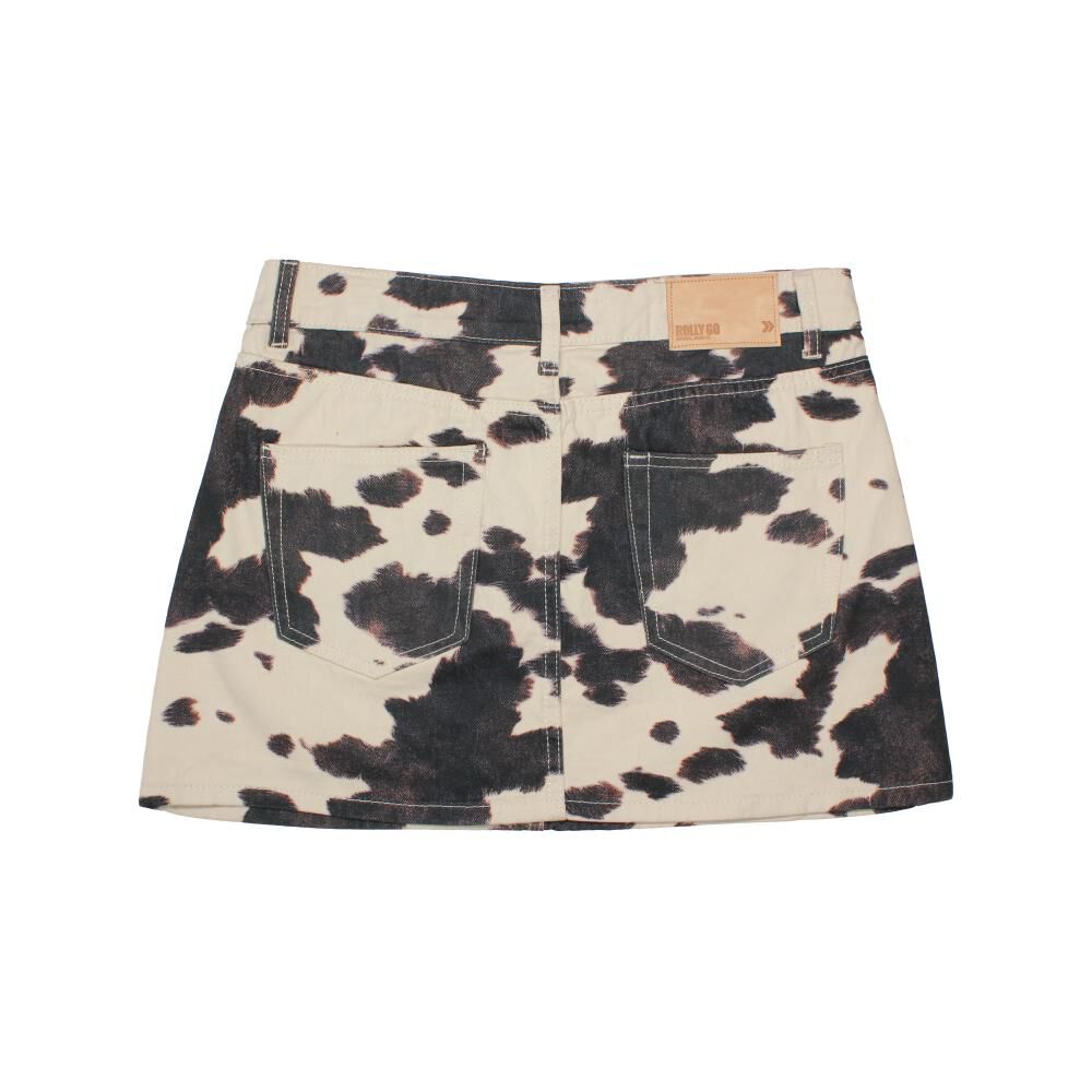 Falda Denim Mujer Rolly Go image number 1.0