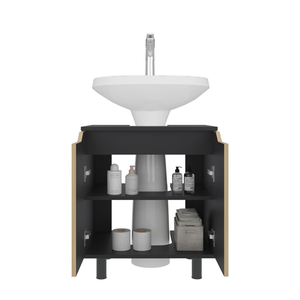 Mueble Para Lavamanos 63x55x41.3 Cm 2 Puertas image number 1.0