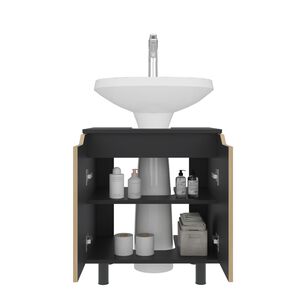 Mueble Para Lavamanos 63x55x41.3 Cm 2 Puertas