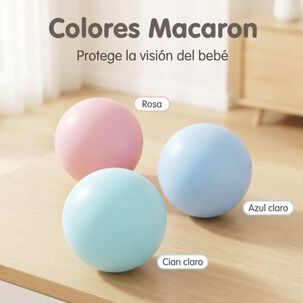 100 Pelotas Plasticas Colores Pasteles