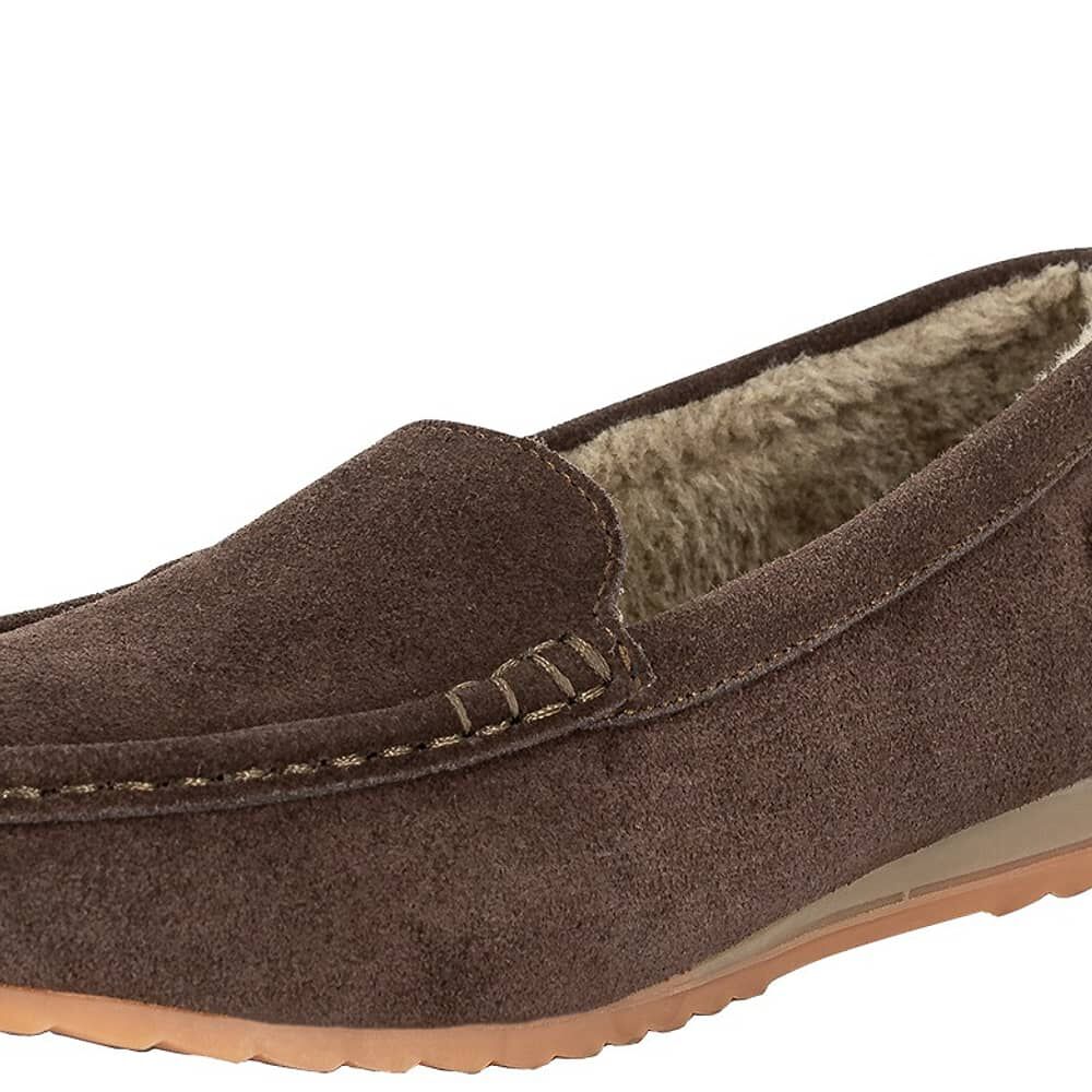 Mocasin De Cuero Con Chiporro Amur Caf&eacute; Alquimia image number 3.0