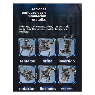 Perro Robot Rc Xiaole Control Remoto Luces Led Ni&ntilde;os