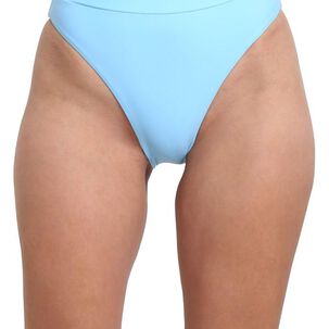 Bikini Calzon Alto Celeste