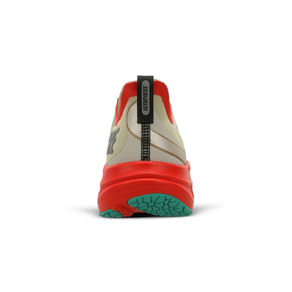 Zapatilla Running Mujer Corre 4 Celeste/rojo/arena image number 5.0