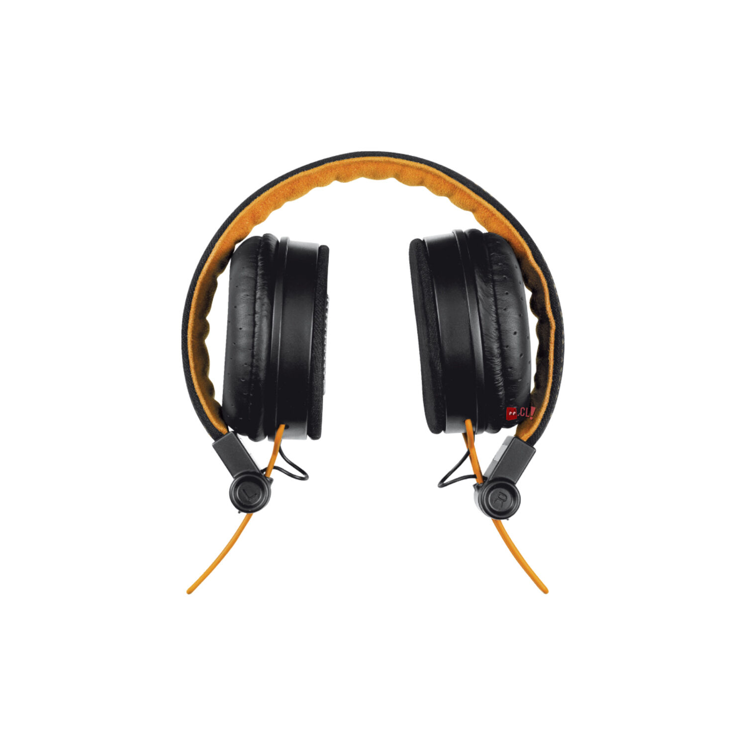 Aud&iacute;fonos Dise&ntilde;o Urbano 3.5mm Fyber Negro Con Naranjo - Ps image number 3.0