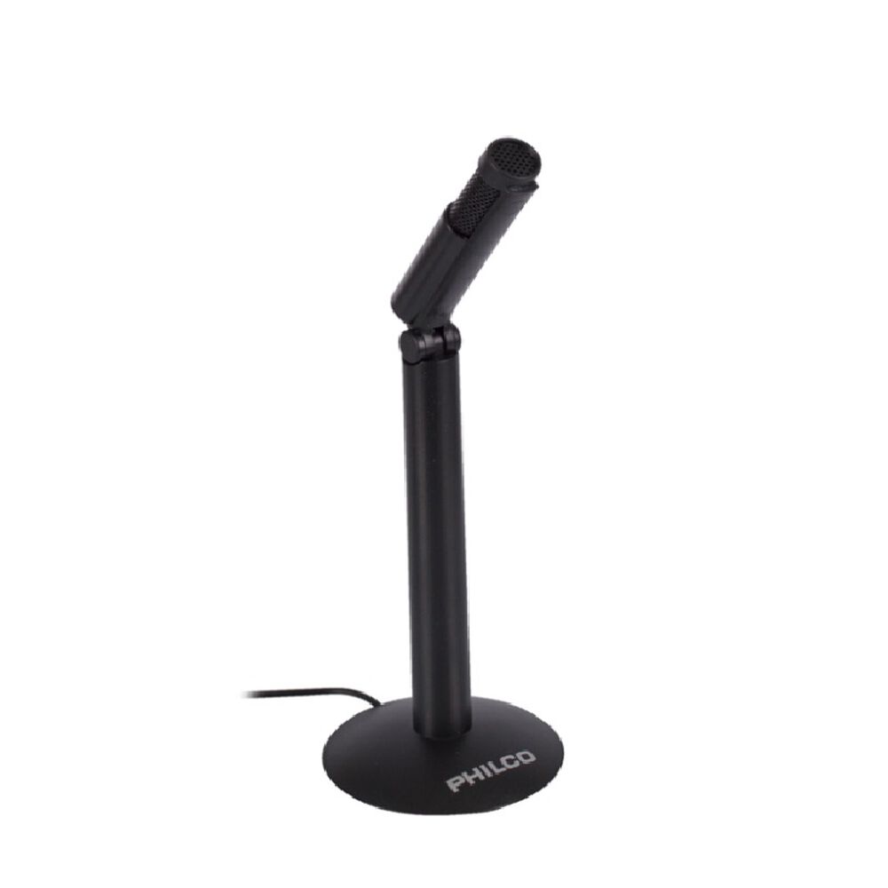 Micrófono Para Pc Notebook Multimedia Plug Con Pedestal image number 0.0