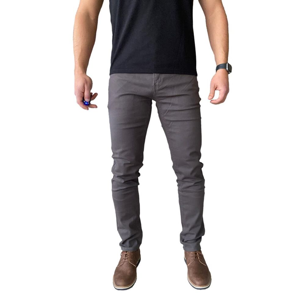 Pantal&oacute;n Tela Elasticado Slim Fit Colores image number 36.0