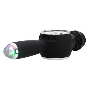 Micr&oacute;fono Parlante Karaoke Bt Tws Con Luces Recargable Black