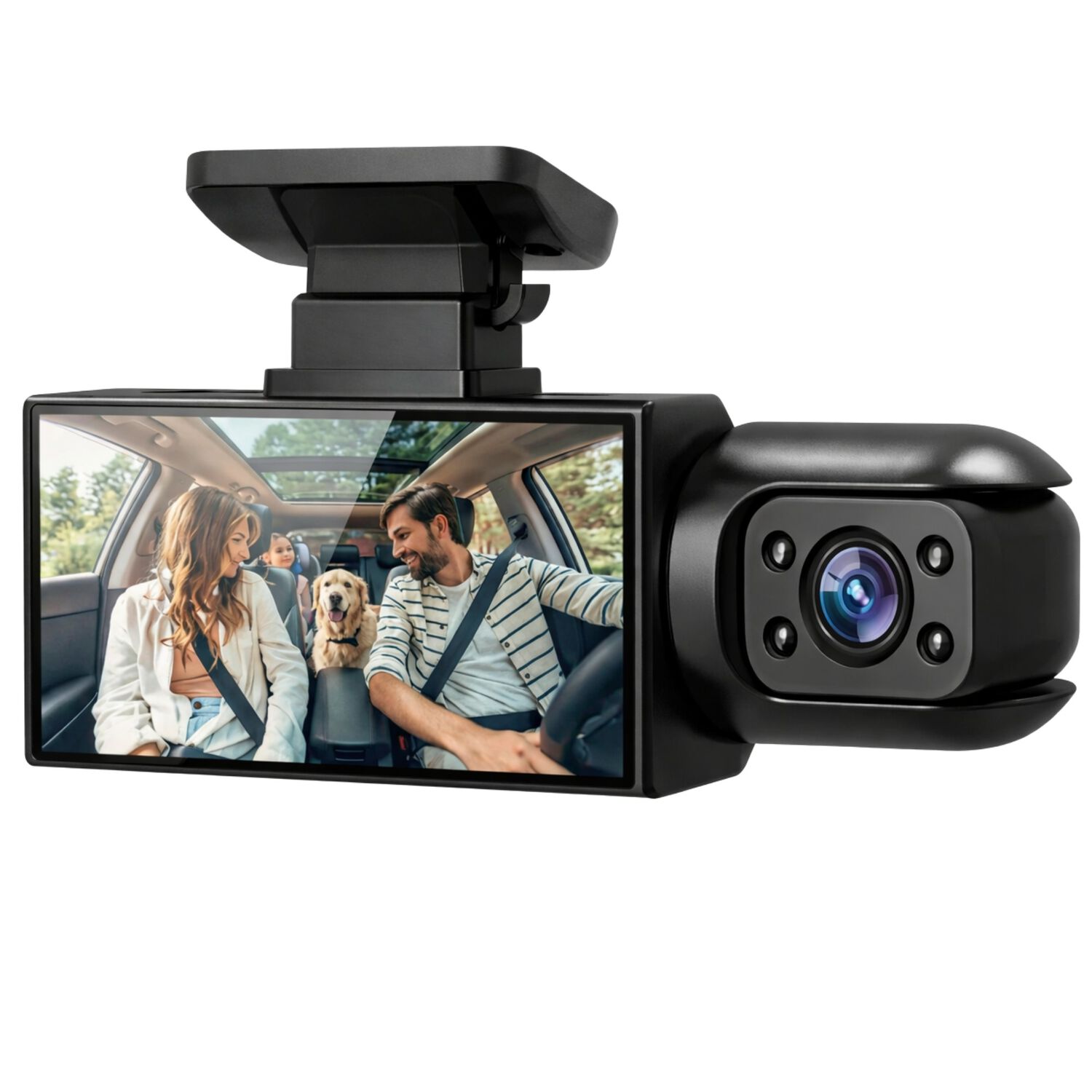 Dashcam C&aacute;mara Frontal E Interior Con Visi&oacute;n Nocturna Fhd image number 1.0
