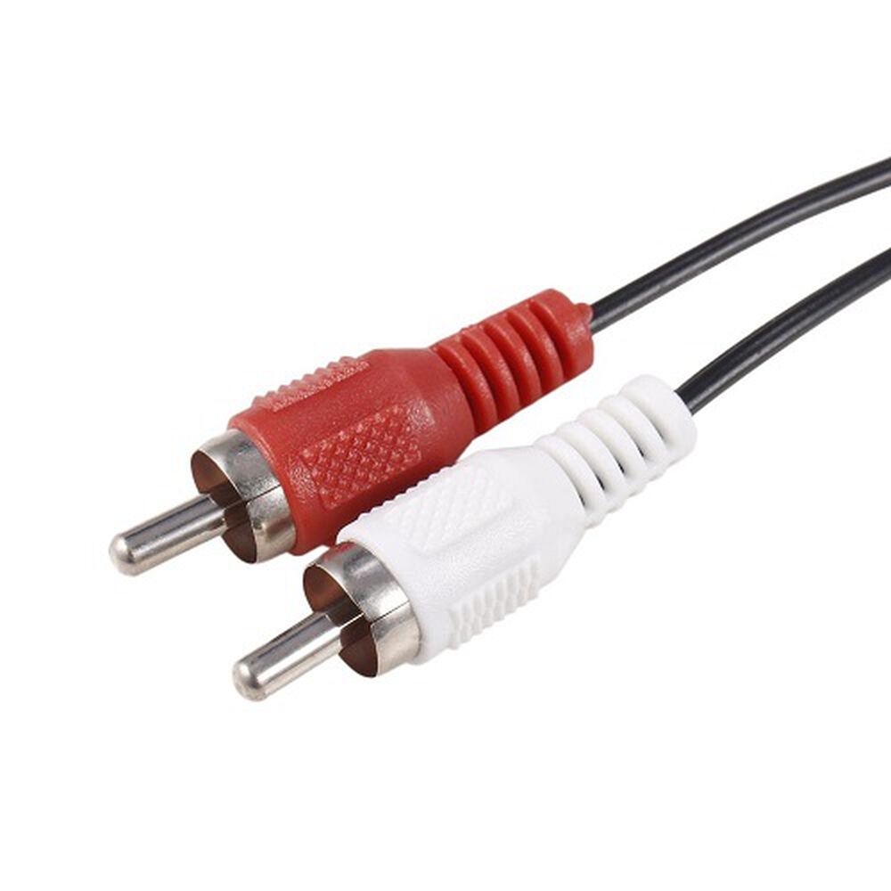Cable Audio Rca A Jack 2 X 1 3.5 Mm Salida Auxiliar. Aux. Macho Plug image number 1.0