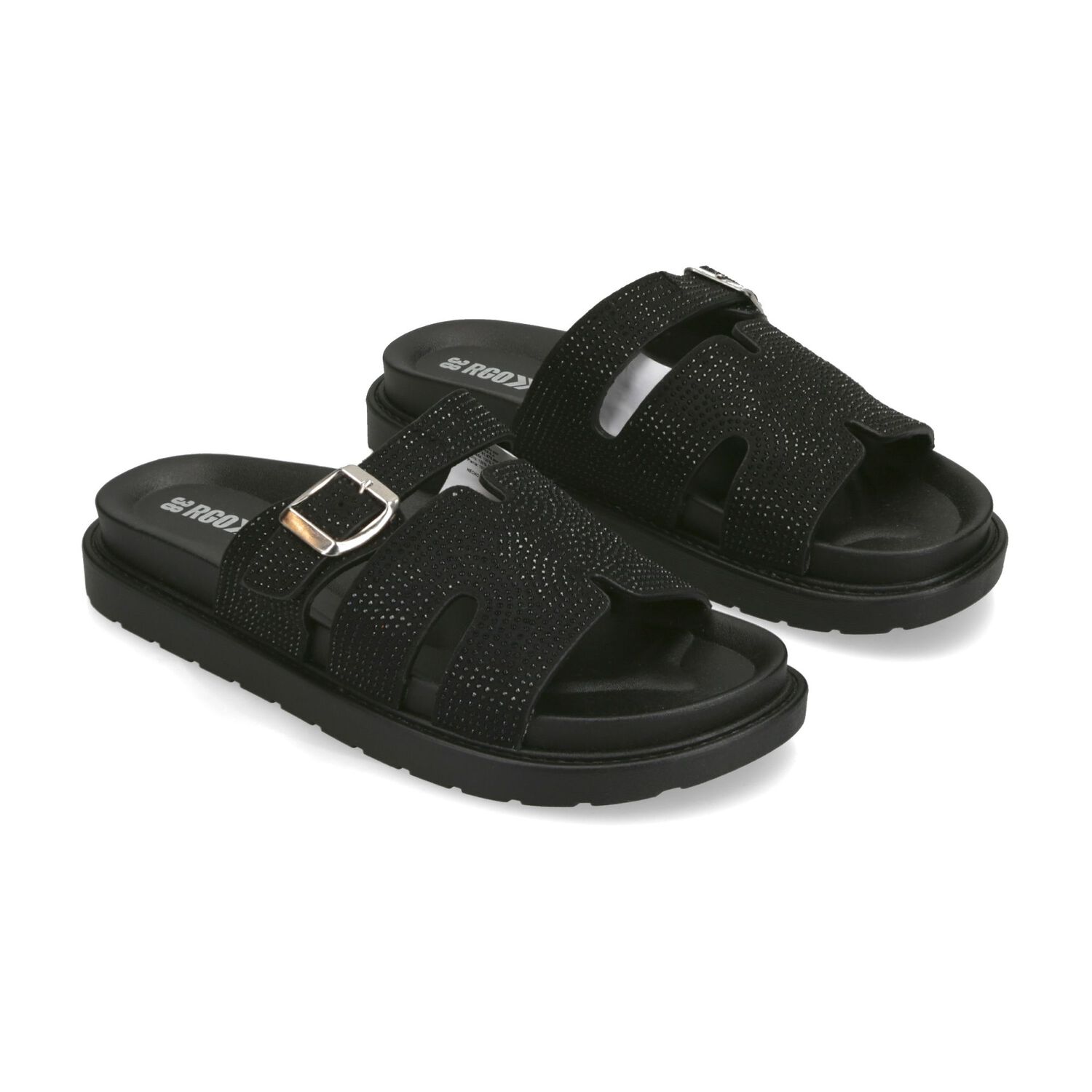 Sandalia Mujer Rolly Go Black image number 1.0
