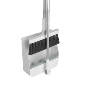 Set Escoba Y Pala Con Dientes Plegable Gira 180 Grados