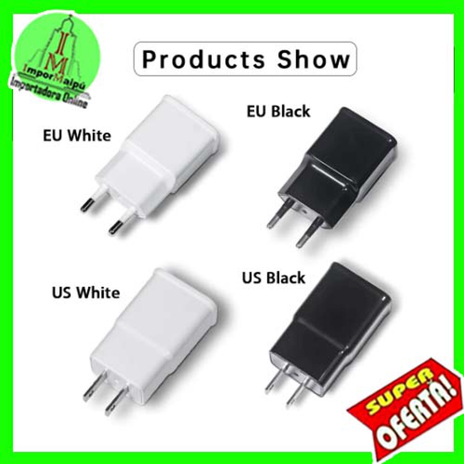 Cargador De Pared Casa Celular 1 Usb 2amp Carga R&aacute;pida Tel&eacute;fonos Smartphone Total Sin Cables image number 4.0