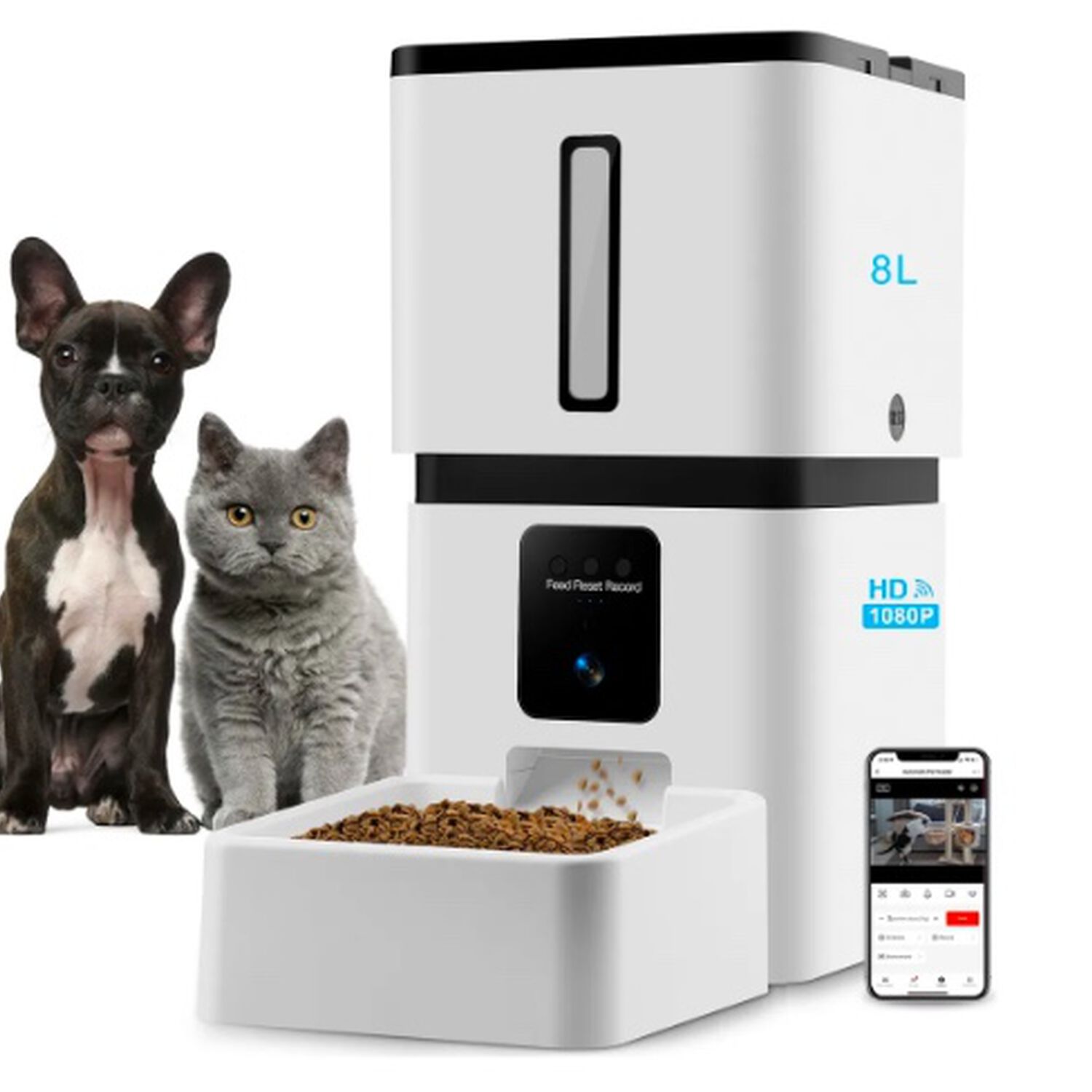 Comedero Autom&aacute;tico 8l Para Perro Y Gato Con C&aacute;mara Wifi image number 0.0