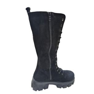 Bota De Invierno Mujer Negro Larga