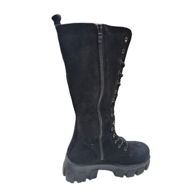 Bota De Invierno Mujer Negro Larga