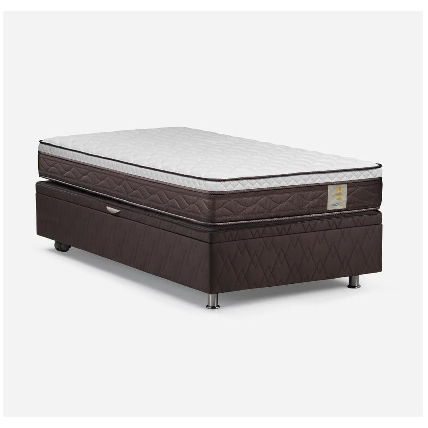 Cama Ba&uacute;l Rosen New Style 4 / 1.5 Plazas / Base Normal image number 1.0