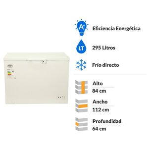 Freezer Horizontal Maigas HS-384C / Frío Directo / 295 Litros / A+