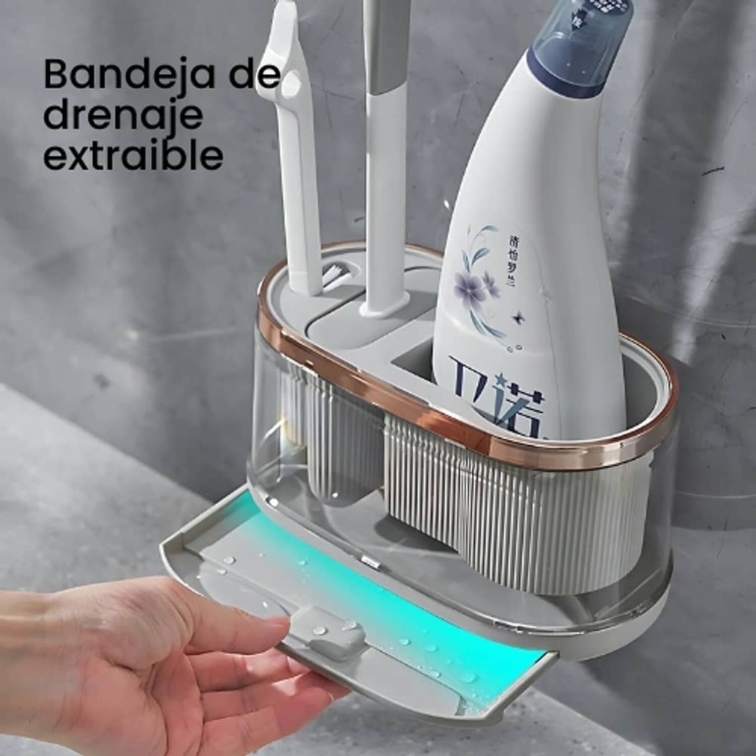 Cepillo Escobilla De Ba&ntilde;o De Silicona Con Base image number 5.0