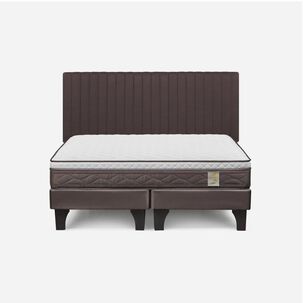 Cama Europea Rosen New Style 4 Plus / 2 Plazas / Base Dividida + Respaldo