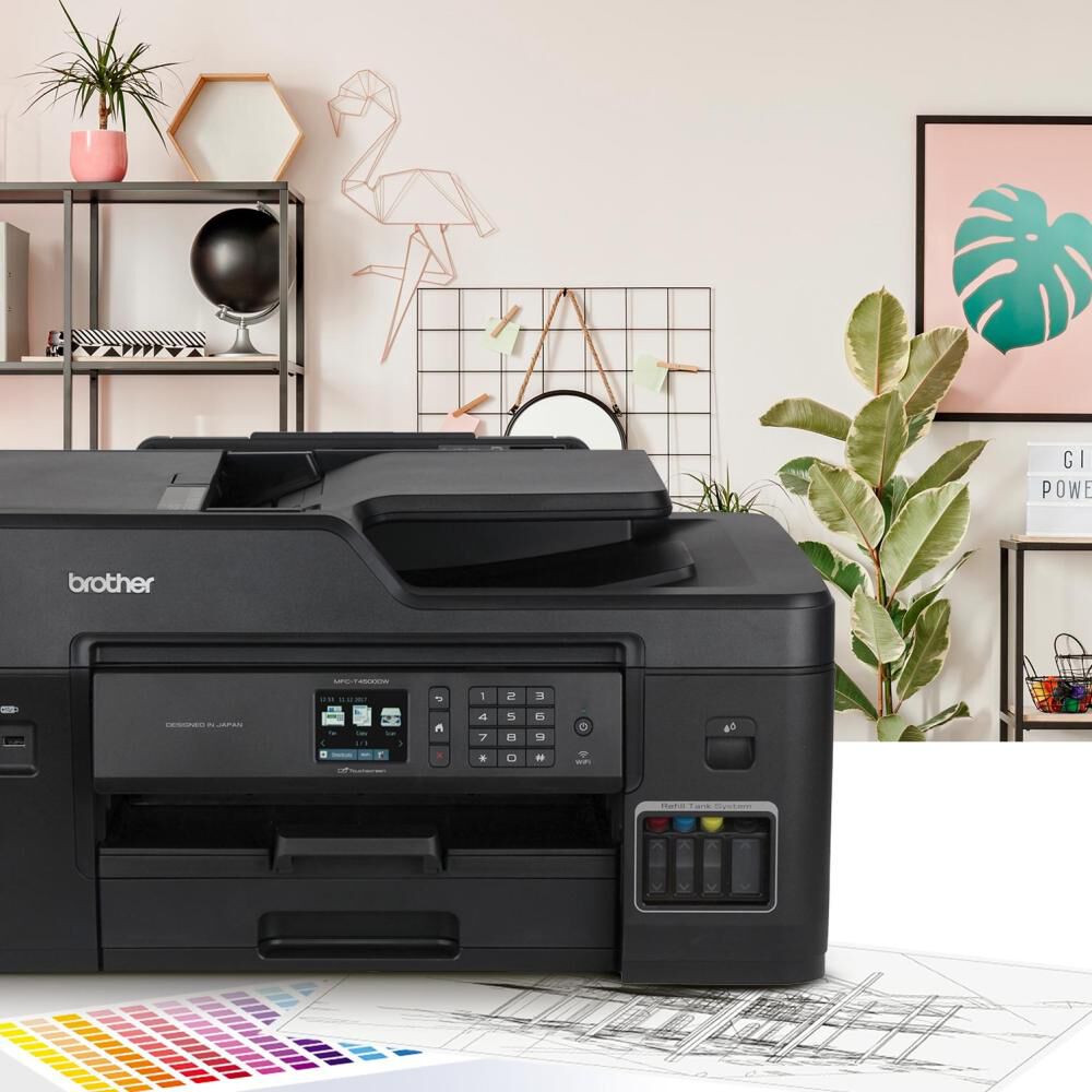 Impresora Multifuncional Brother MFCT4500DW image number 6.0