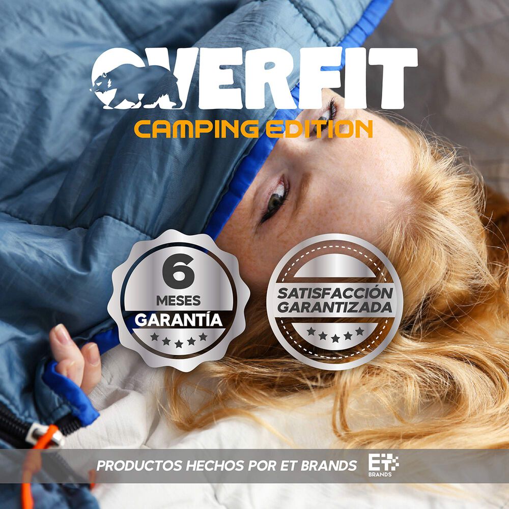 Saco De Dormir Termico 0 A 15 Grados Recto Overfit Camping image number 9.0