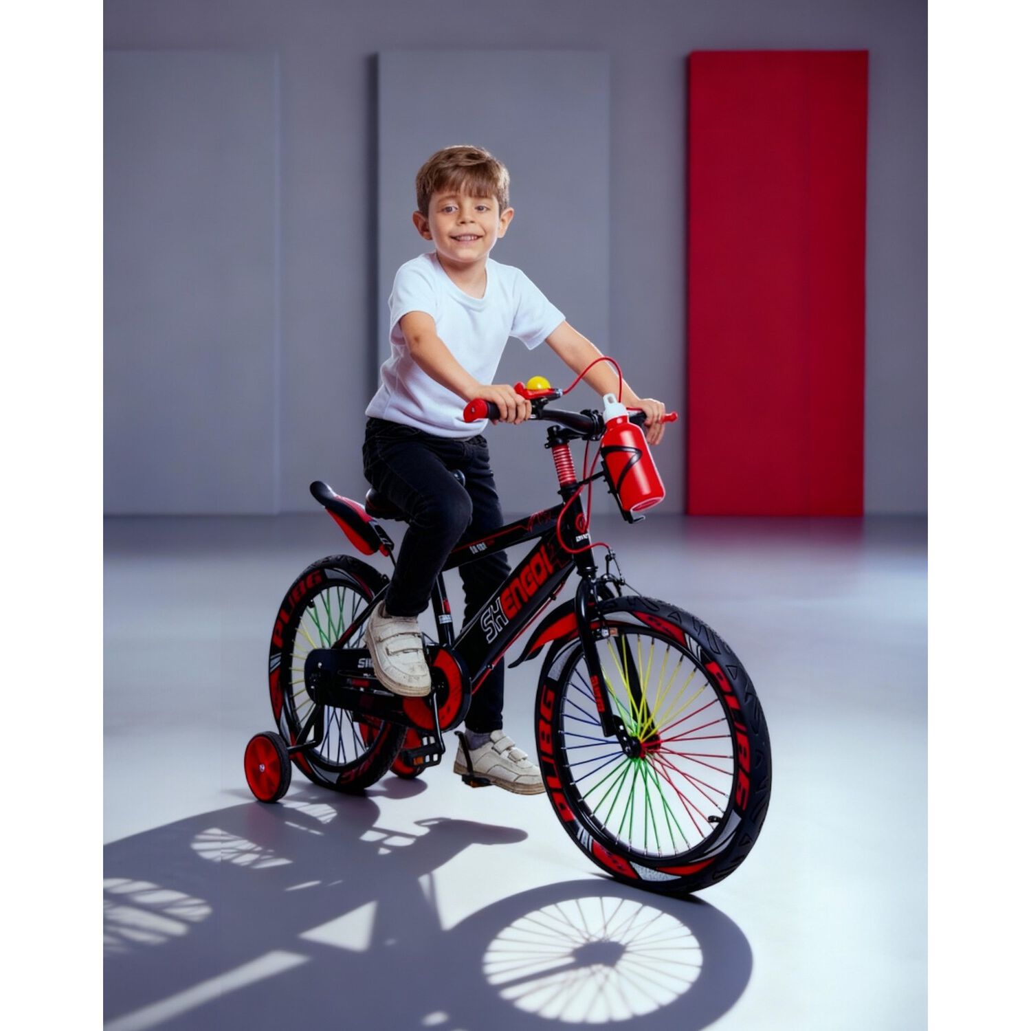 Bicicleta Infantil Veloflash Aros Ni&ntilde;o Ni&ntilde;a Con Botella image number 3.0