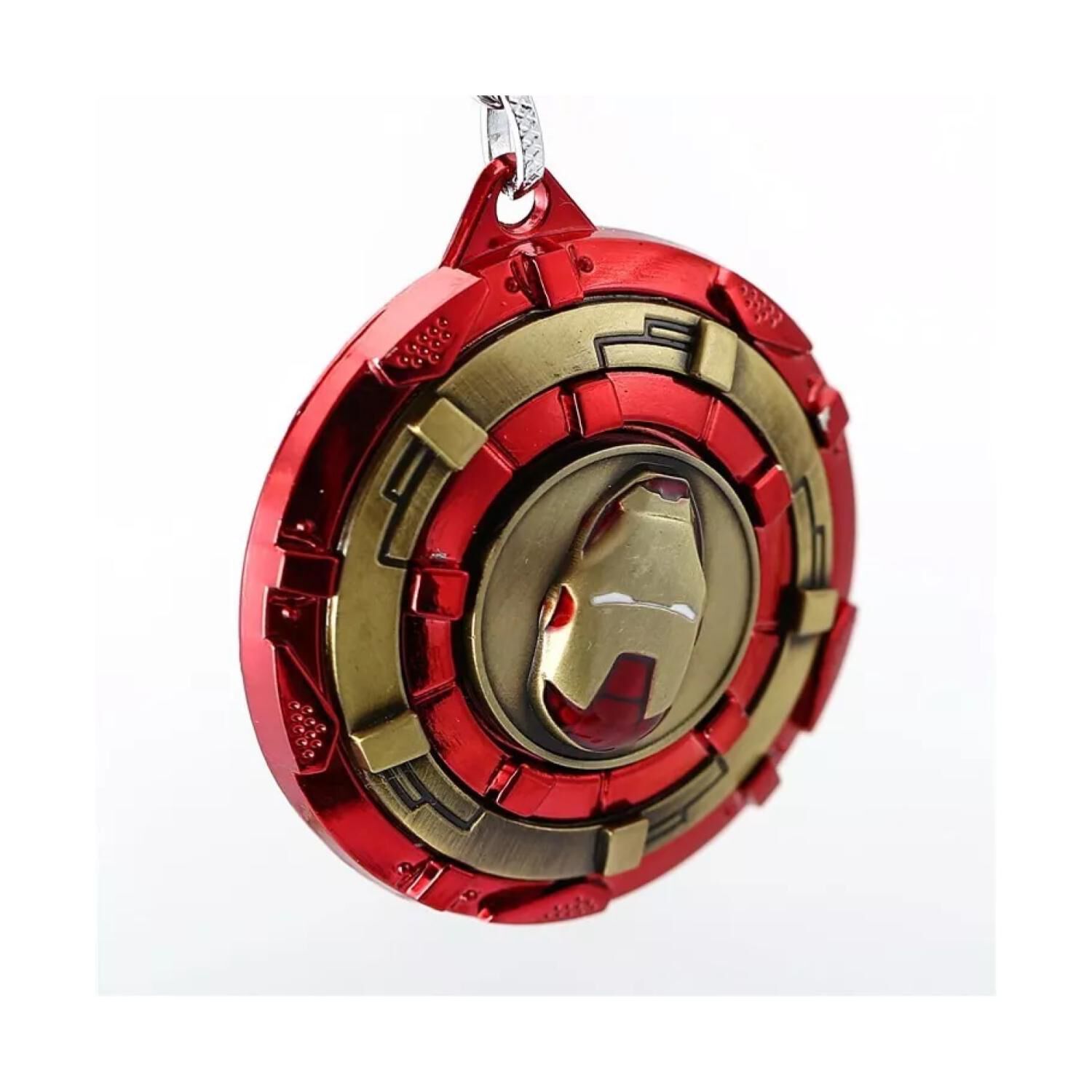 Llavero Metalico Premium Escudo Iron Man Avengers 5cm image number 1.0