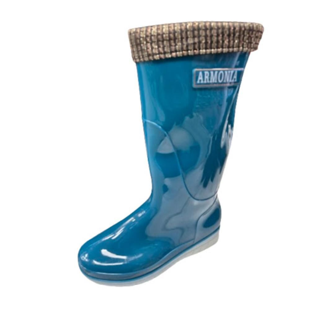 Bota De Agua Mujer Turquesa image number 1.0