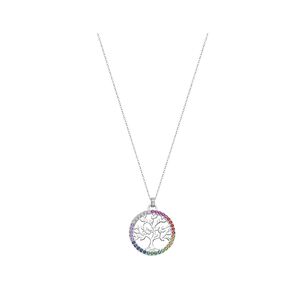 Collar Lp1746-1/3 Lotus Silver Mujer Mystic