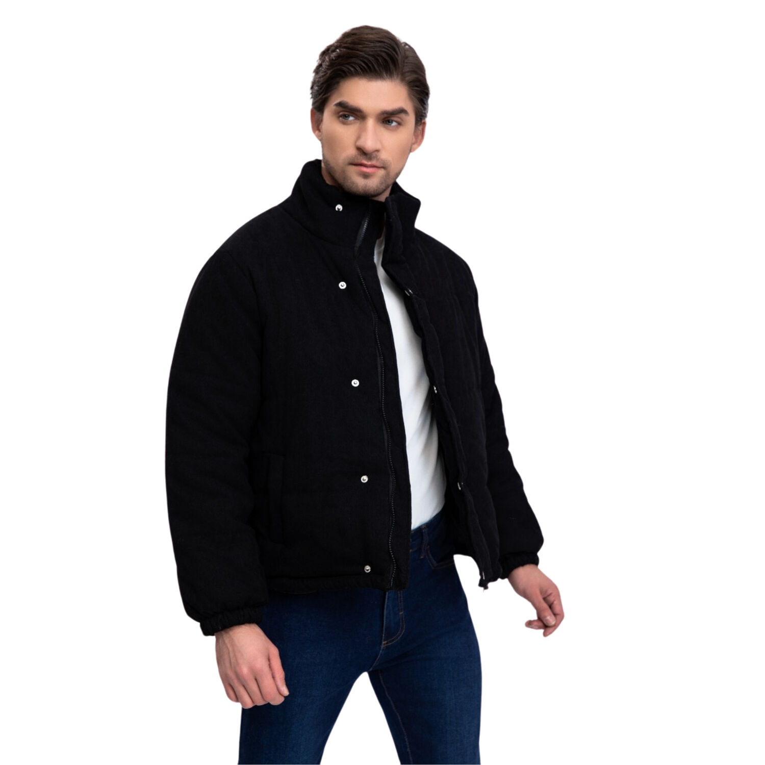 Chaqueta Cotele Parka Forrada Infinity Hombre image number 0.0