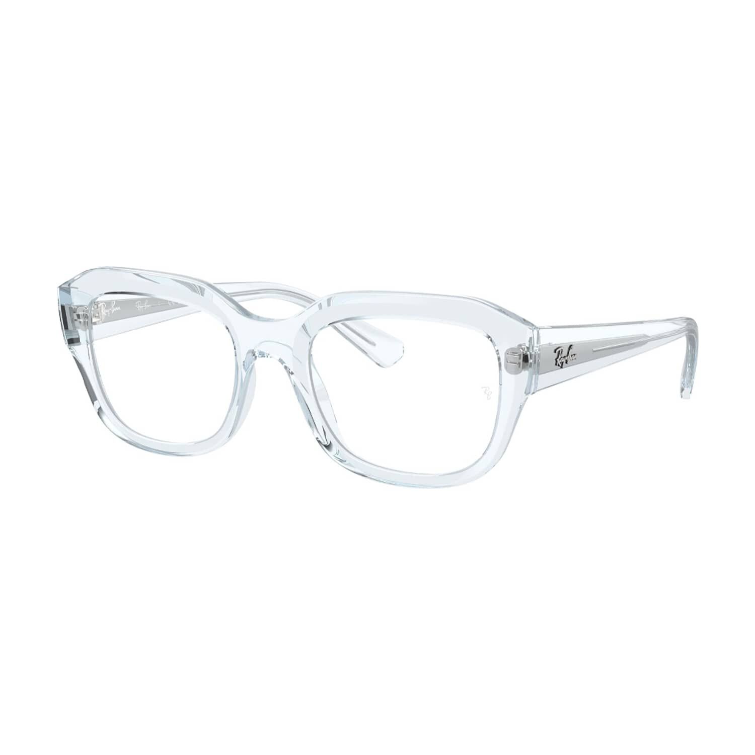 Lentes &Oacute;pticos Leonid Azul Transparente Bio-based Sustentable Ray-ban Optical image number 1.0