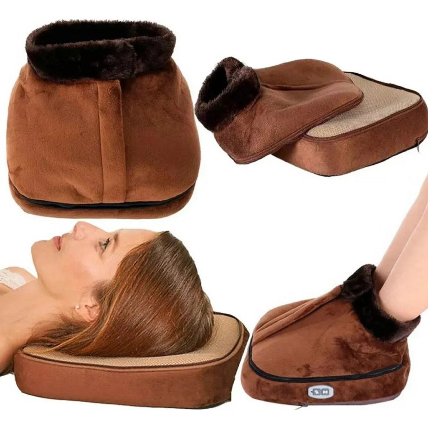 Bota Masajeadora Calefactora El&eacute;ctrica Pies, Cuello, Abdomen image number 0.0