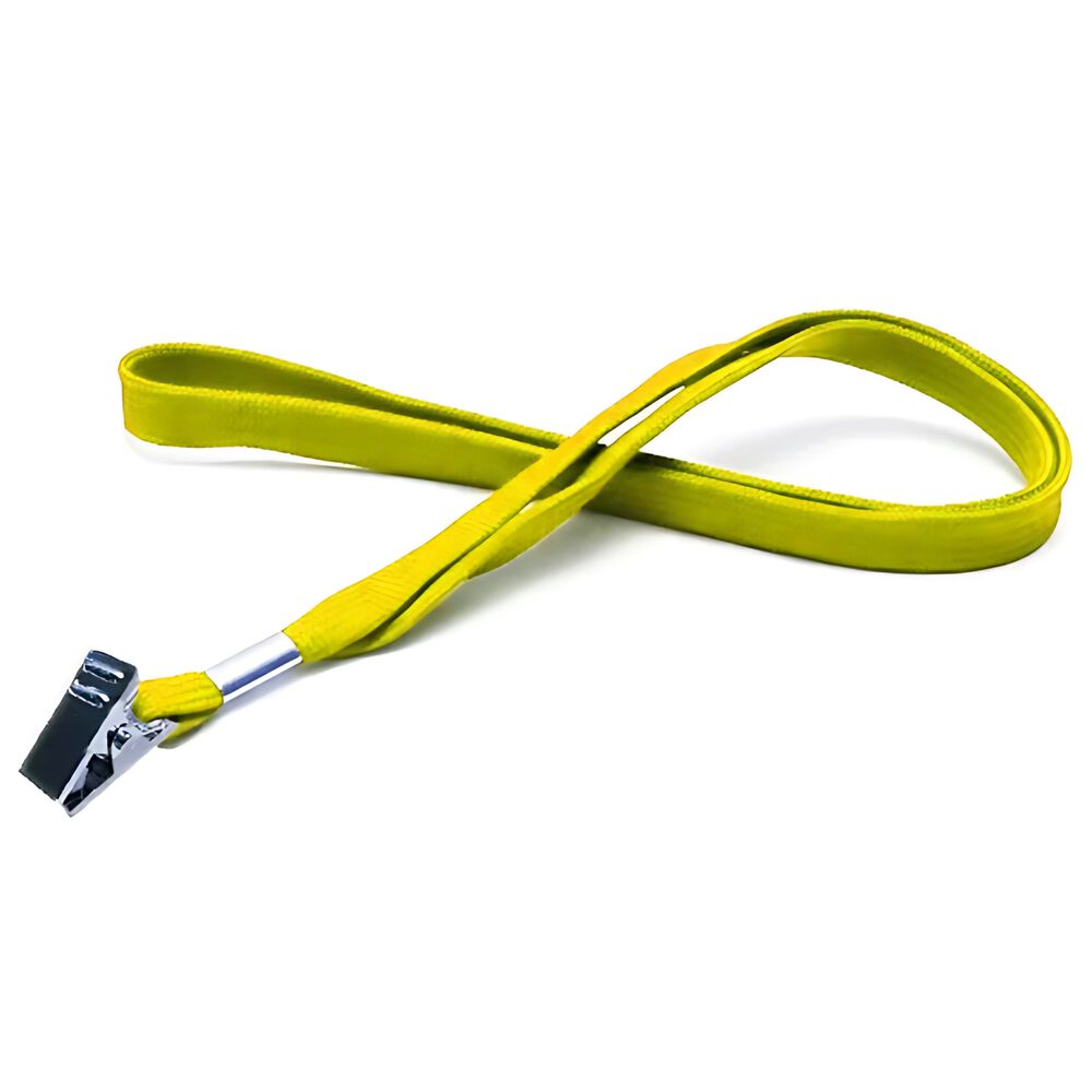 Pack 100 Cintas Porta Credencial Amarillo Apretador - Ps image number 0.0