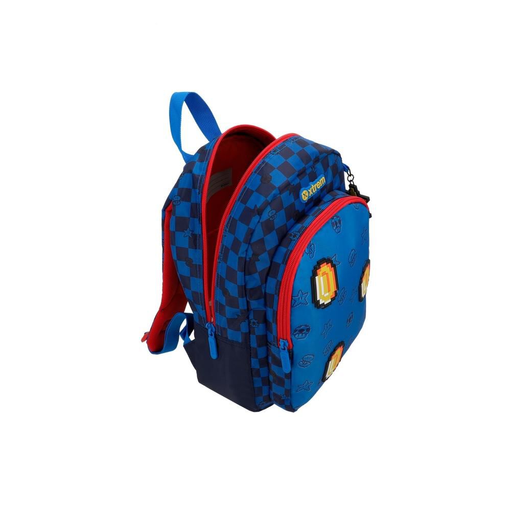Mochila Xtrem Kinder 6xt Gamer Azul image number 3.0