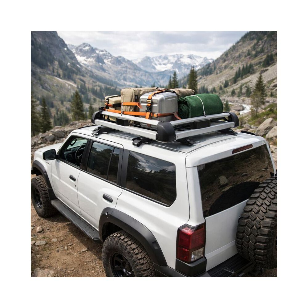 Parrilla Porta Equipaje Auto 130x90x10 Cm Barras Met&aacute;licas image number 3.0